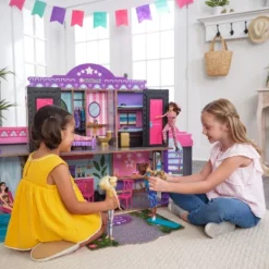 KidKraft 2-in-1 Wooden Hotel & Waterslide Dollhouse -Learning Toys Sales GUEST e9ecf475 d9fc 4c91 87ea 6d6890b9251d