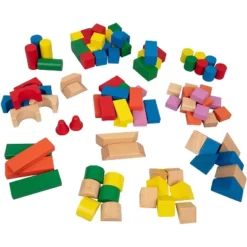 Right Track Toys Wooden Blocks Toy Set For Building - Rainbow Colored, 100 Pieces 7 Right Track Toys Wooden Blocks Toy Set For Building - Rainbow Colored, 100 Pieces -Learning Toys Sales GUEST eb5d6778 c0da 4c51 9303 f88fbafa4e74