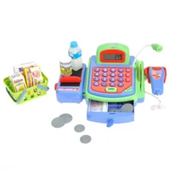 Ready! Set! Play! Link Pretend Play Electronic Cash Register Toy, Realistic Actions & Sounds - Green -Learning Toys Sales GUEST ebb7743d 33d0 4bc8 a3f0 3ef6668ca5b9
