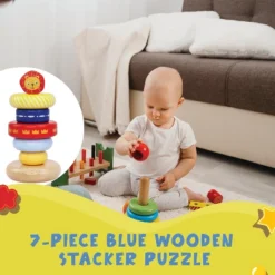 Leo & Friends Leo Stacking Toddler Ring Tower -Learning Toys Sales GUEST ecc449af 0064 492f a746 bc81fd1a6f7a