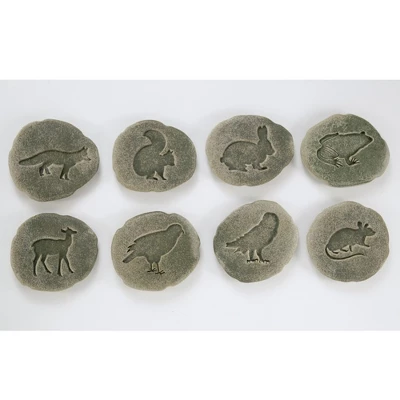 Yellow Door Woodland Footprints - Set Of 8 3 Yellow Door Woodland Footprints - Set Of 8