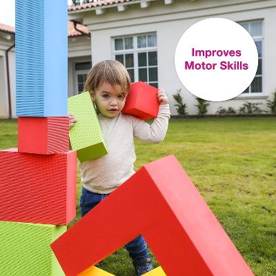 Edushape 726033 Big Edu-Color Blocks, 32 Piece 5 Edushape 726033 Big Edu-Color Blocks, 32 Piece - Image 3