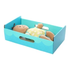The Manhattan Toy Company Wee Baby Stella Light Brown Hair Bassinette Box -Learning Toys Sales GUEST edb8f3d3 8888 48f8 b800 aaedb004c6f4