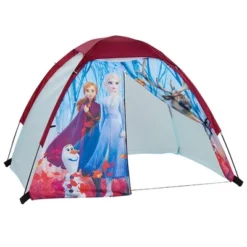 Exxel Outdoors Disney Fronzen 2 Kids 4 Piece Princess Camping Kit With Floorless Dome Tent, Youth Sized Sleeping Bag, Backpack, And LED Flashlight -Learning Toys Sales GUEST edc7a2a8 ac46 4e8d ab13 cfc6aa87a40c