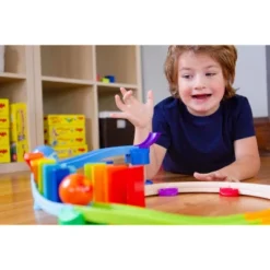 HABA Kulllerbu Kringel Domino Playset - 33 Piece Ball Track Starter Set -Learning Toys Sales GUEST ee96cfda ef6f 43f3 b881 fb73f1f471a4