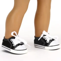 Sophia’s Canvas Sneakers For 18" Dolls, Black -Learning Toys Sales GUEST eea52085 3a9a 4b44 bb7d f3d0b39bd89e