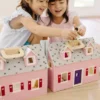 Melissa & Doug Fold And Go Wooden Dollhouse With 2 Dolls And Wooden Furniture -Learning Toys Sales GUEST eeabc04e 48e7 4c4a 8140 b3437011e337