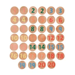 The Freckled Frog Matching Pairs, Numbers 1-20, Set Of 40