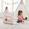 Badger Basket 1-2-3 Convertible Doll Bunk Bed With Bedding - Pink/Stripe -Learning Toys Sales GUEST ef9a641b af9b 4c45 bd89 c76fee6404ef