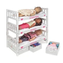 Badger Basket 1-2-3 Convertible Doll Bunk Bed With Bedding And Baskets - White Rose 14 Badger Basket 1-2-3 Convertible Doll Bunk Bed With Bedding And Baskets - White Rose -Learning Toys Sales GUEST f126155d ade0 46f4 ab71 62168e05e3f0