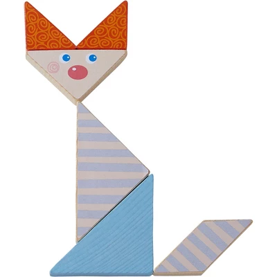 HABA Funny Faces Tangrams - Wooden Pattern Blocks (Made In Germany) 4 HABA Funny Faces Tangrams - Wooden Pattern Blocks (Made In Germany) - Image 2