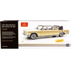 1965-1981 Mercedes Benz 600 Pullman Landaulet Limousine Convertible W/Functional Softtop Gold Ltd Ed 1/18 Diecast Model Car CMC -Learning Toys Sales GUEST f29a5b23 f64d 431f 9f23 fa6aaa78249d