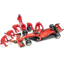 Formula One F1 Pit Crew 7 Figurine Set Team Red For 1/43 Scale Models By American Diorama -Learning Toys Sales GUEST f2baae41 98b6 41f8 a2bc 43ea7994e381