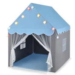 Costway Kids Playhouse Tent Large Castle Fairy Tent Gift W/Star Lights Mat -Learning Toys Sales GUEST f433c143 b63a 463f 81f3 968369e1bf1a