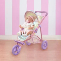 Olivia's Little World Baby Doll Jogging Stroller Buggy Iridescent Color OL-00016 -Learning Toys Sales GUEST f4487c89 9cb8 4fd2 8c06 7e877143726d