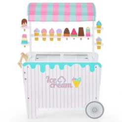 Costway Kid's Ice Cream Cart Food Trunk Play Toy Set With Display Rack & Accessories -Learning Toys Sales GUEST f4603bff 78e2 4f08 8d14 063e1db8fae2