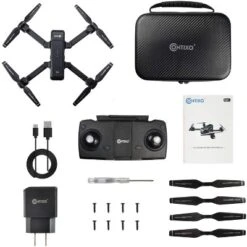 Contixo F22 Drone Wi-Fi, GPS Auto Hover Return Home, Camera, 4K FHD Camera - Gesture Control, Custom Flight Path, Follow Me, Carrying Case -Learning Toys Sales GUEST f6b1762f a7d3 4107 a2df 30579f47c6a6