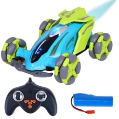 Contixo SC4 RC Car With 360° Rotating, Blue Smoke, One-Key Demonstration, Realistic Sounds & Lights, With 360° Rotating, Blue Smoke -Learning Toys Sales GUEST f9b8bf8d 4f4f 4b94 b49e ebb469016b41