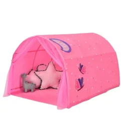 Costway Kids Bed Tent Play Tent Portable Playhouse Twin Sleeping W/Carry Bag Pink/Purple/Blue -Learning Toys Sales GUEST f9d21c9b e817 4260 b763 d9de83ab0d26