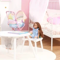 Sophia’s Stripe Romper And Sandals For 18" Dolls, Blue/White -Learning Toys Sales GUEST fae256a9 9691 4587 bf1d b60229752e0e