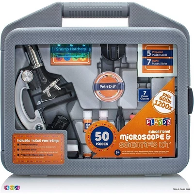 50PCs Microscope Kit Set In Carrying Box For Kids Educational Science Lab With 120X - 1200X Microscope Slides Specimens -Play22usa 8 50PCs Microscope Kit Set In Carrying Box For Kids Educational Science Lab With 120X - 1200X Microscope Slides Specimens -Play22usa - Image 6