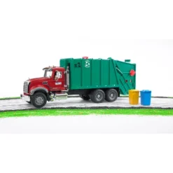 Bruder MACK Granite Garbage Truck, Ruby Red Cab, Green Garbage Box -Learning Toys Sales GUEST fcf74354 d4ff 4296 9b04 7b8c91af9006