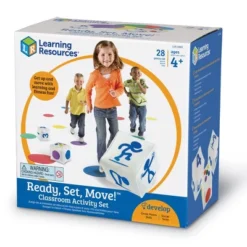 Learning Resources Ready, Set, Move! Classroom Activity Set, 28 Piece Set, Ages 4+ -Learning Toys Sales GUEST fea95104 2a18 4f7e bb72 220295a2443d